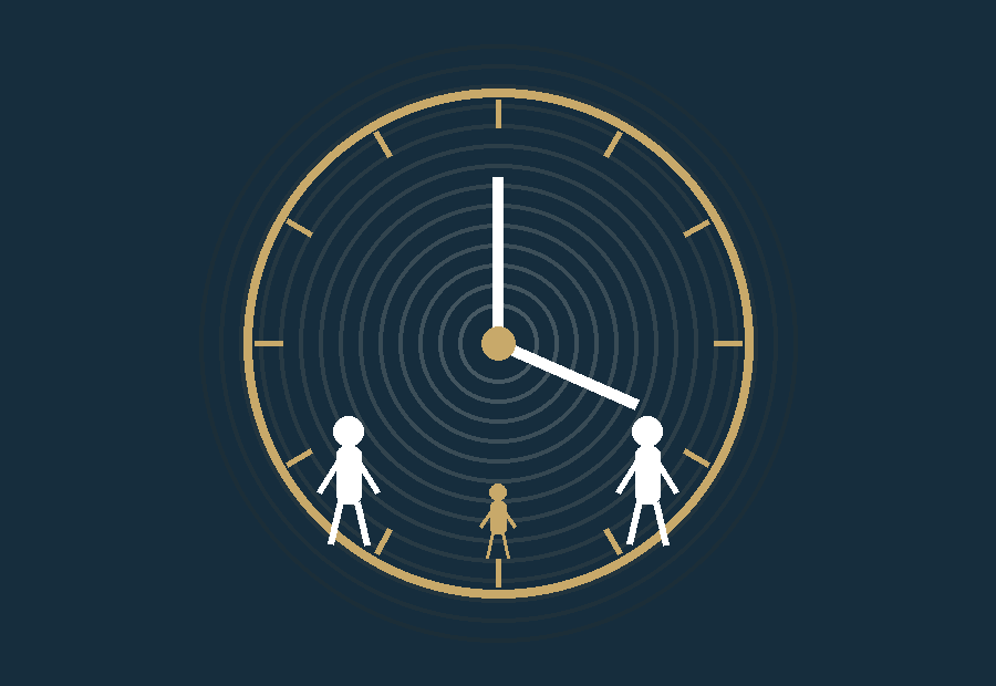 Visual identity for the research Where is reproductive time going?